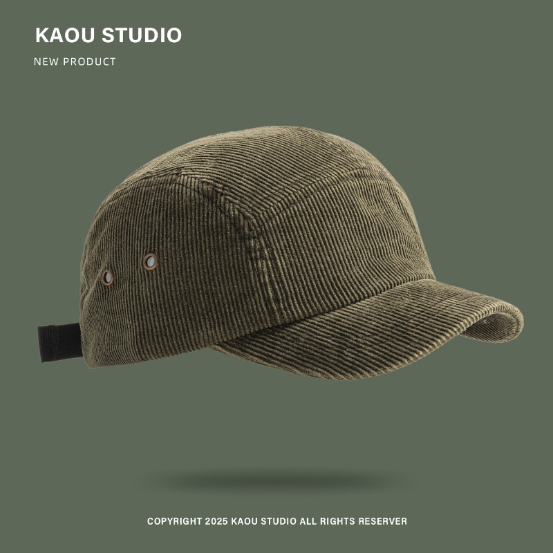 Corduroy Cap 5 Panel - Berretto da baseball a cinque pannelli