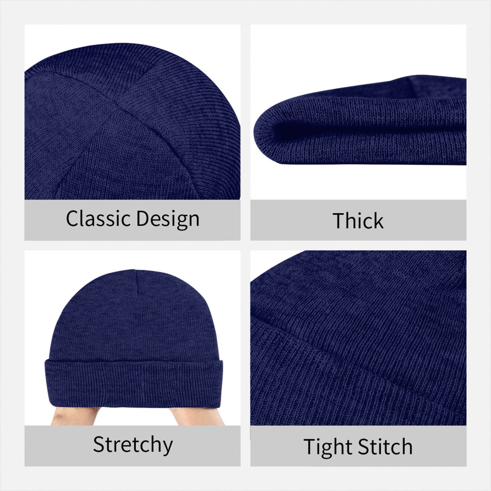 Berretto Personalizzato, Cappe - Beanie Cuffed Knit recensione e prezzo